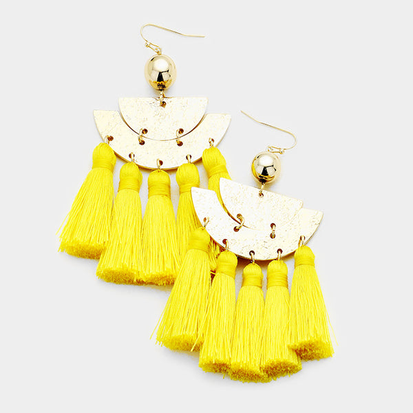 Tassel Earrings (7 colors)