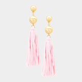 Ball Tassel Earrings