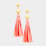 Ball Tassel Earrings