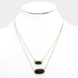 Layered Stone Necklace