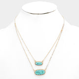 Layered Pendants Necklace