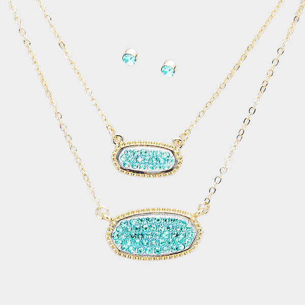 Layered Pendants Necklace