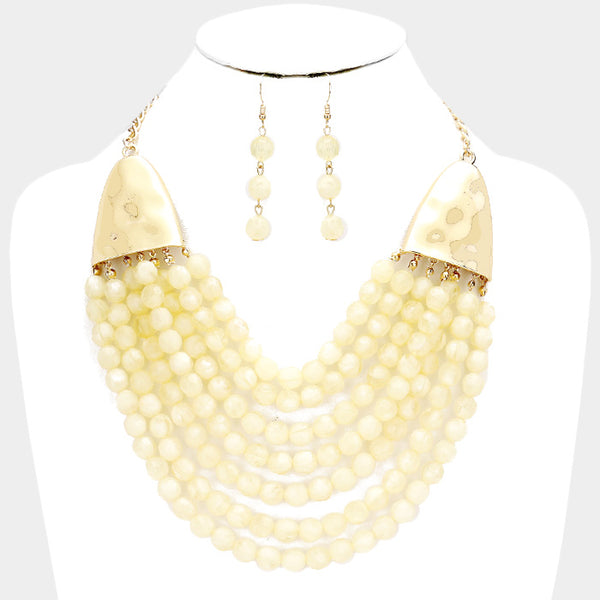 Ivory Multi Strand Necklace
