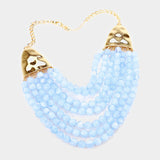 Light Blue Strand Necklace