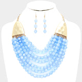 Light Blue Strand Necklace