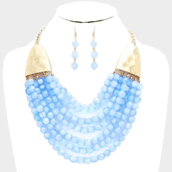 Light Blue Strand Necklace