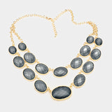 Black Beaded Necklace