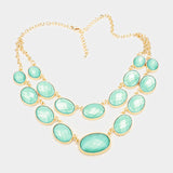 Mint Beaded Necklace