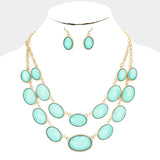 Mint Beaded Necklace