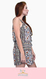 Multi Print Romper (Color: Ivory & Multicolor) | Unit Price $20.75