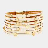 Faux Leather Bracelet