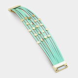 Faux Leather Bracelet