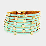 Faux Leather Bracelet