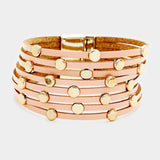 Faux Leather Bracelet