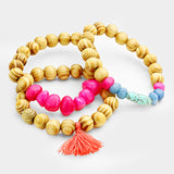 3 Layers Tassel Bracelet