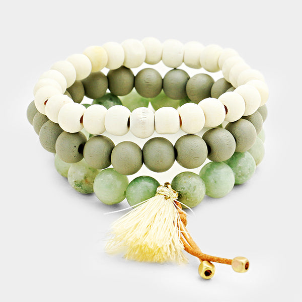 3 Layers Tassel Bracelet