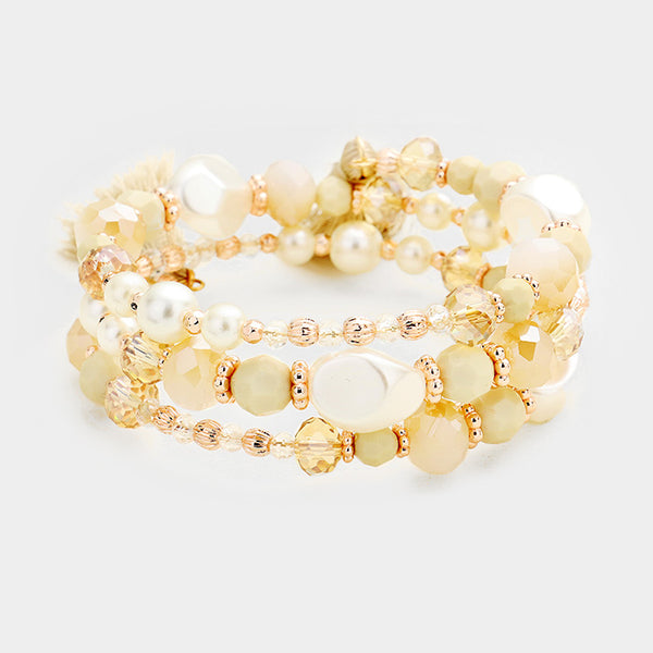 Multi Beaded Bracelet