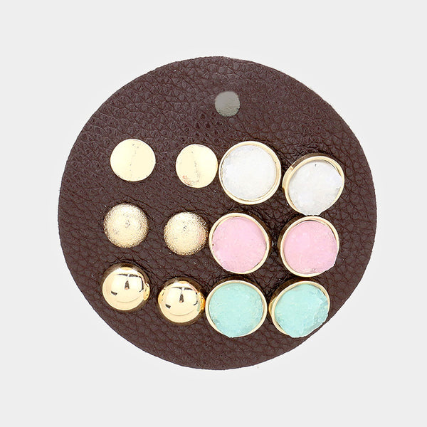 Multi Circle Earrings (3 pairs)