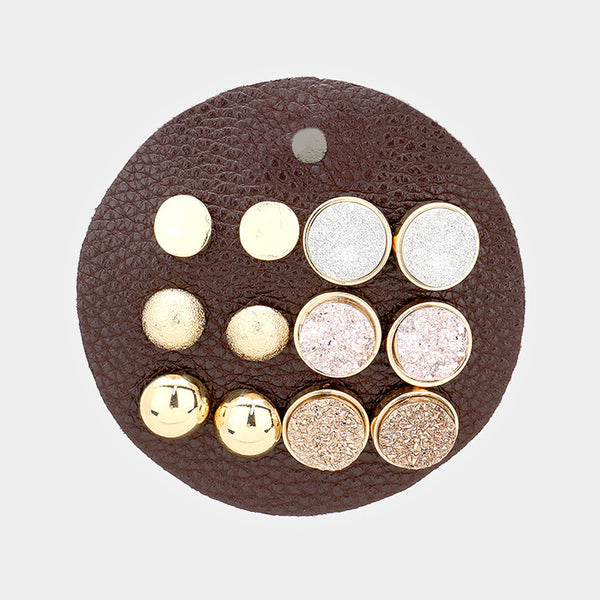 Multi Circle Earrings (3 pairs)