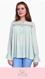 Crochet Top (Color: Sage) | Unit Price $17.75